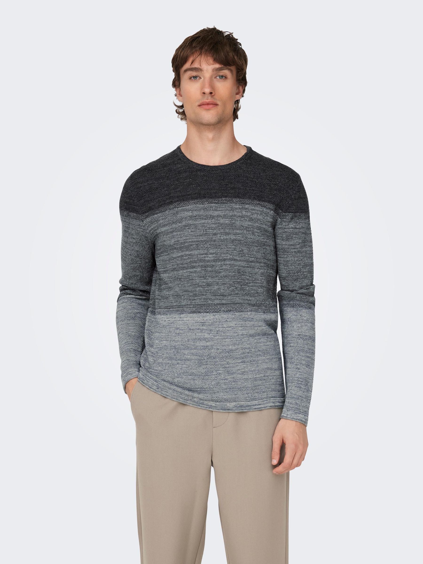 ONLY&SONS_Noos0_4336947_22016980_3.jpg Langarm Strickpullover Rundhals Basic Sweater Shirt Jumper ONSPANTER