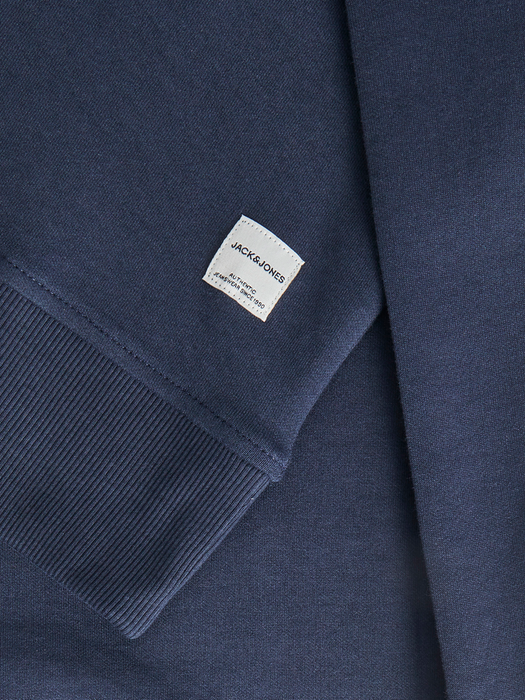 Jack & Jones JACK & JONES Basic Sweater Langarm Sweatshirt Rundhals Pullover – Blau, Bild 5