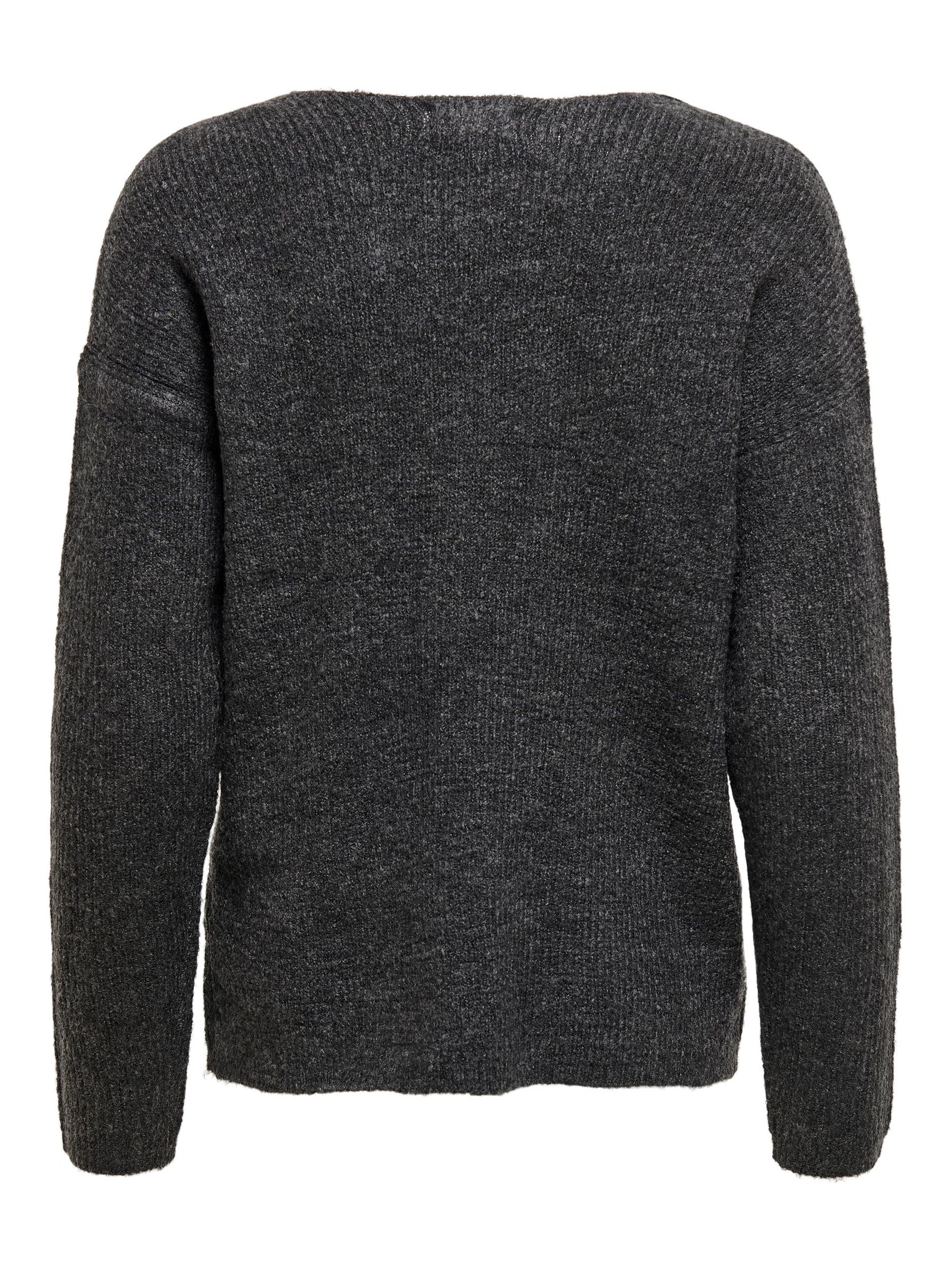 ONLY_SpringSummer2020_3525747_15204588_2.jpg Warmer Strickpullover Stretch Sweater V-Ausschnitt Langarm ONLDANIELLA