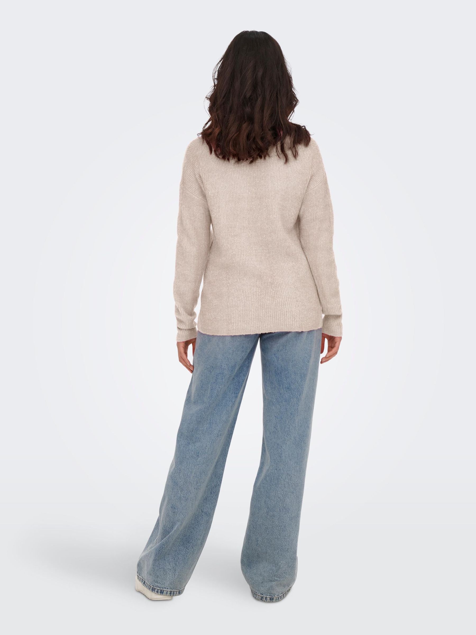 ONLY_SpringSummer2020_3735116_15204588_6.jpg Warmer Strickpullover Stretch Sweater V-Ausschnitt Langarm ONLDANIELLA