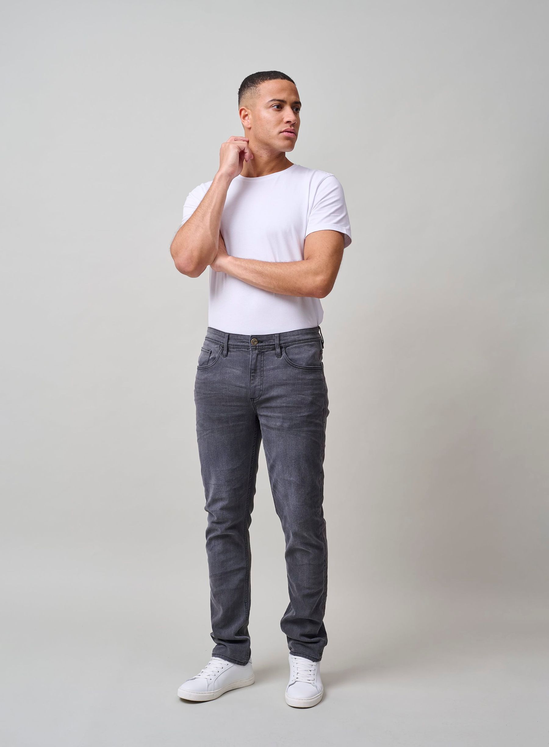 Slim Fit Jeans Basic Denim Pants Hose Tapered Trousers TWISTER Slim Fit Jeans Basic Denim Pants Hose Tapered Trousers TWISTER
