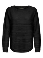 ONLY Damen Dünner Strick Pullover Langarm Rundhals Knitted Sweater Basic Stretch Jumper ONLCAVIAR