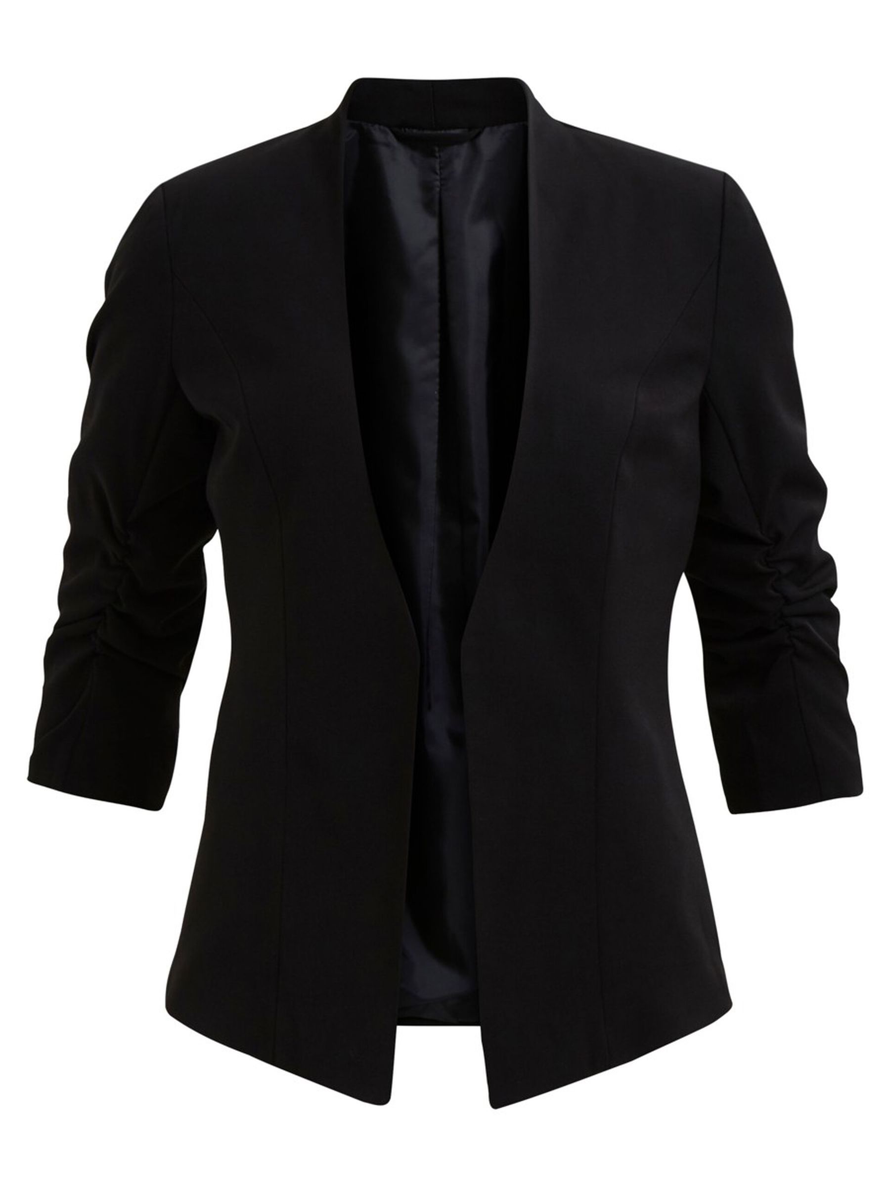3/4 Ärmel Blazer Dünne Jacke mit Schulterpolster Business Basic VIHER 3/4 Ärmel Blazer Dünne Jacke mit Schulterpolster Business Basic VIHER