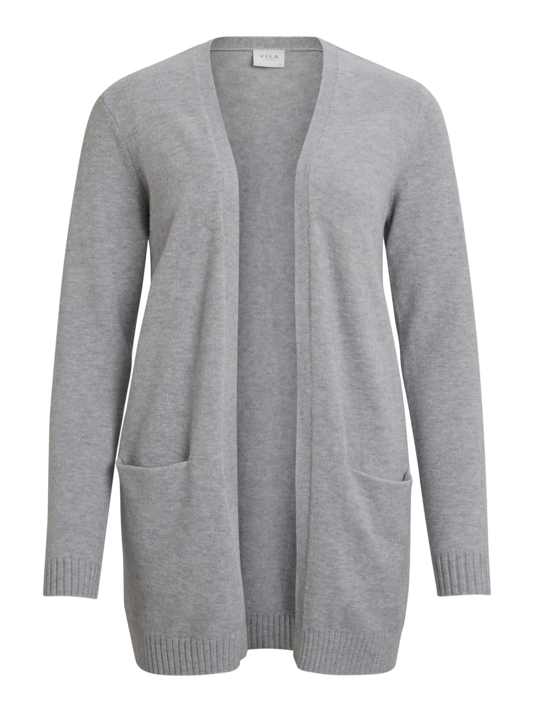 VILA_AutumnWinter2017_2620671_14044041.jpg Basic Cardigan Stretch Cozy Knit Feinstrick Jacke mit Taschen VIRIL
