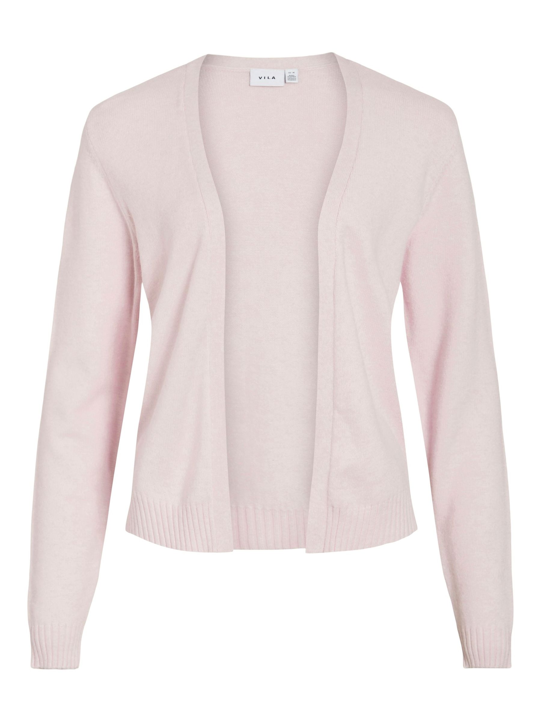 Kurze Feinstrick Cardigan Stretch Basic Jacke ohne Verschluss VIRIL Kurze Feinstrick Cardigan Stretch Basic Jacke ohne Verschluss VIRIL