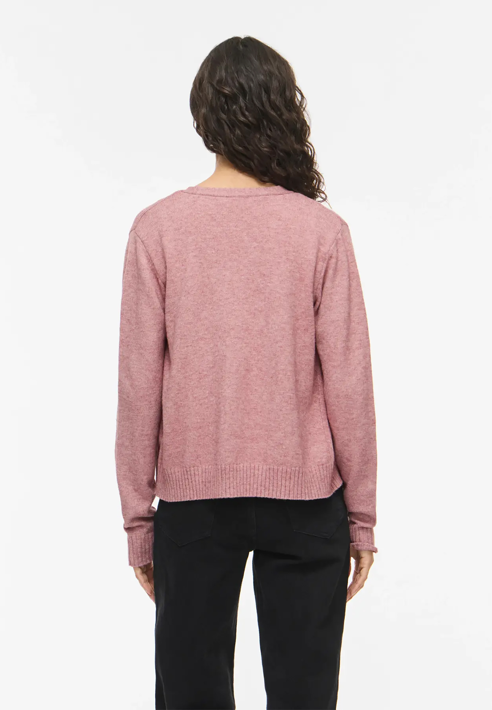 Kurze Feinstrick Cardigan Stretch Basic Jacke ohne Verschluss VIRIL Kurze Feinstrick Cardigan Stretch Basic Jacke ohne Verschluss VIRIL