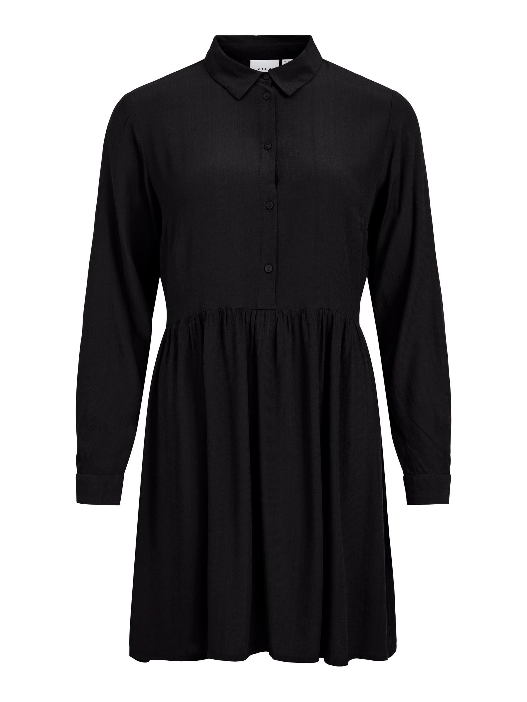 VILA_All-year_3936298_14074840.jpg Langarm Kleid Geblümtes Print Mini Dress Tunika Knielang VIFINI
