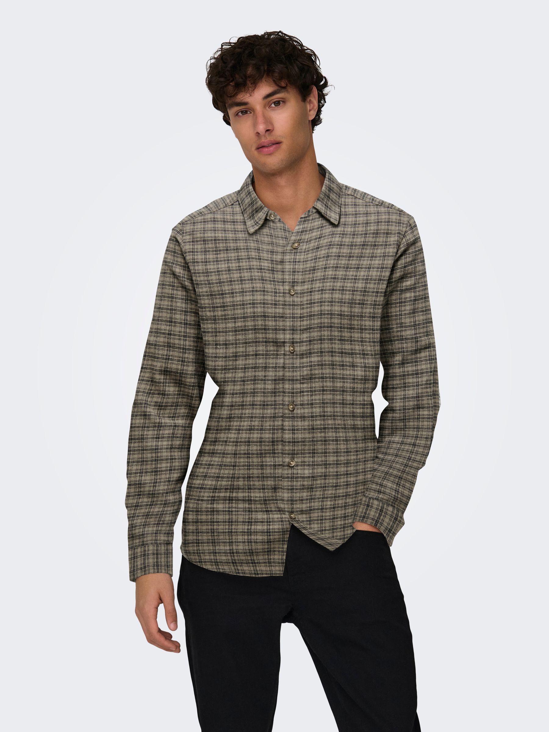 ONLY&SONS_Autumnwinter_4808916_22007112_3.jpg Freizeit Flanellhemd Kariert Holzfäller Karo Shirt