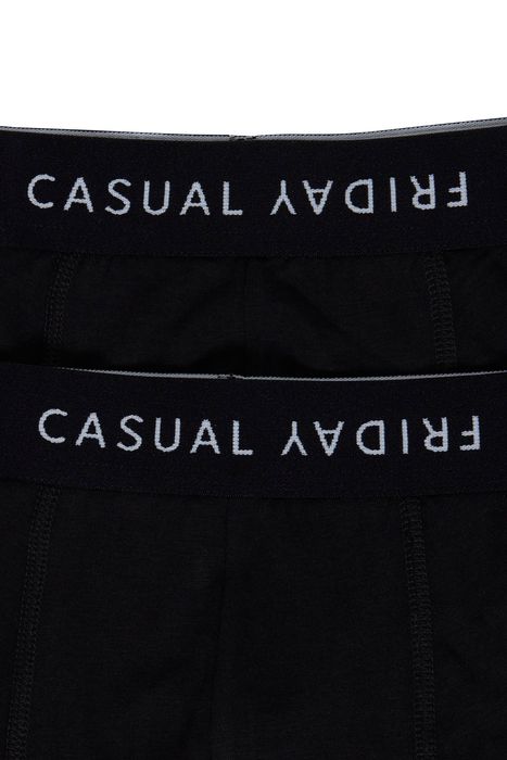 Casual Friday CASUAL FRIDAY 2er Stück Pack Boxershorts Trunks Set Stretch – Schwarz, Bild 3