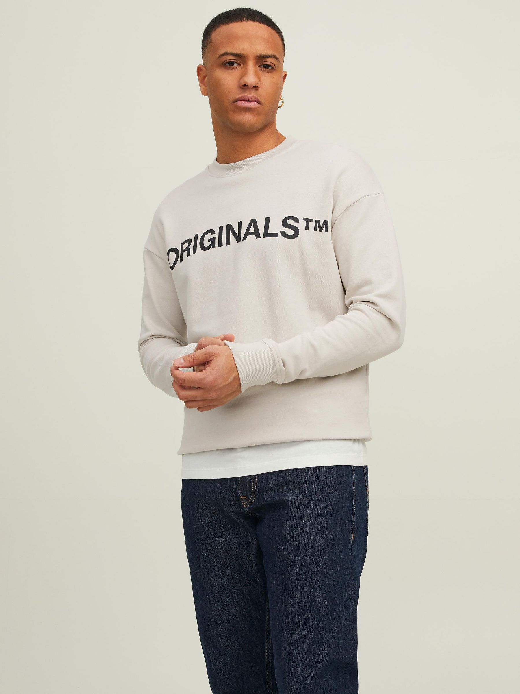 JACK&JONES_SpringSummer2022_3972310_12216041_2.jpg Basic Sweater Langarm Shirt Rundhals Pullover Jumper JORCLEAN