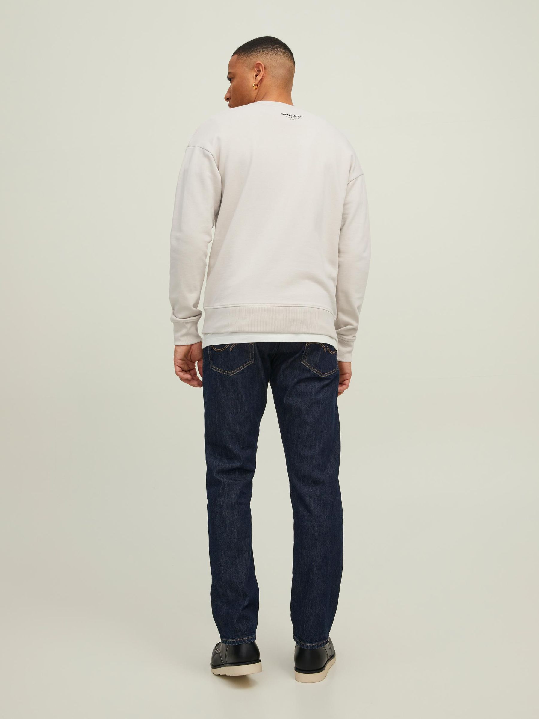 JACK&JONES_SpringSummer2022_3972310_12216041_3.jpg Basic Sweater Langarm Shirt Rundhals Pullover Jumper JORCLEAN