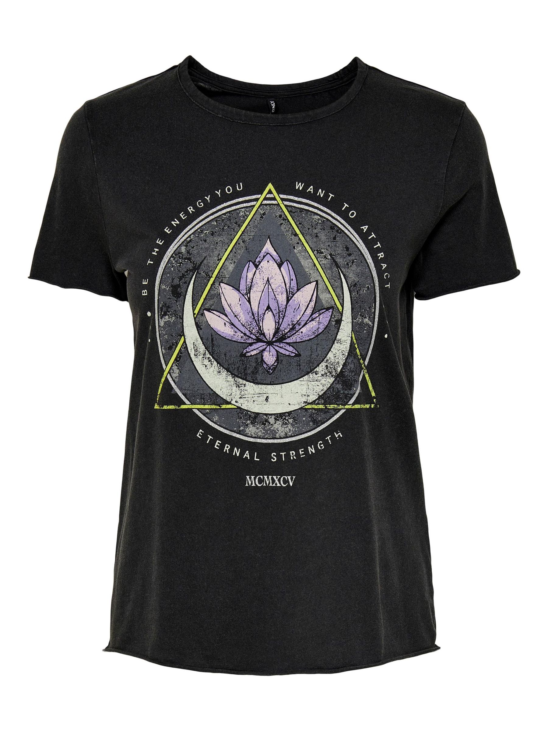 ONLY_AutumnWinter2020_3902614_15215721.jpg Bedrucktes T-Shirt Kurzarm Printed Rundhals Top mit Schrift ONLLUCY