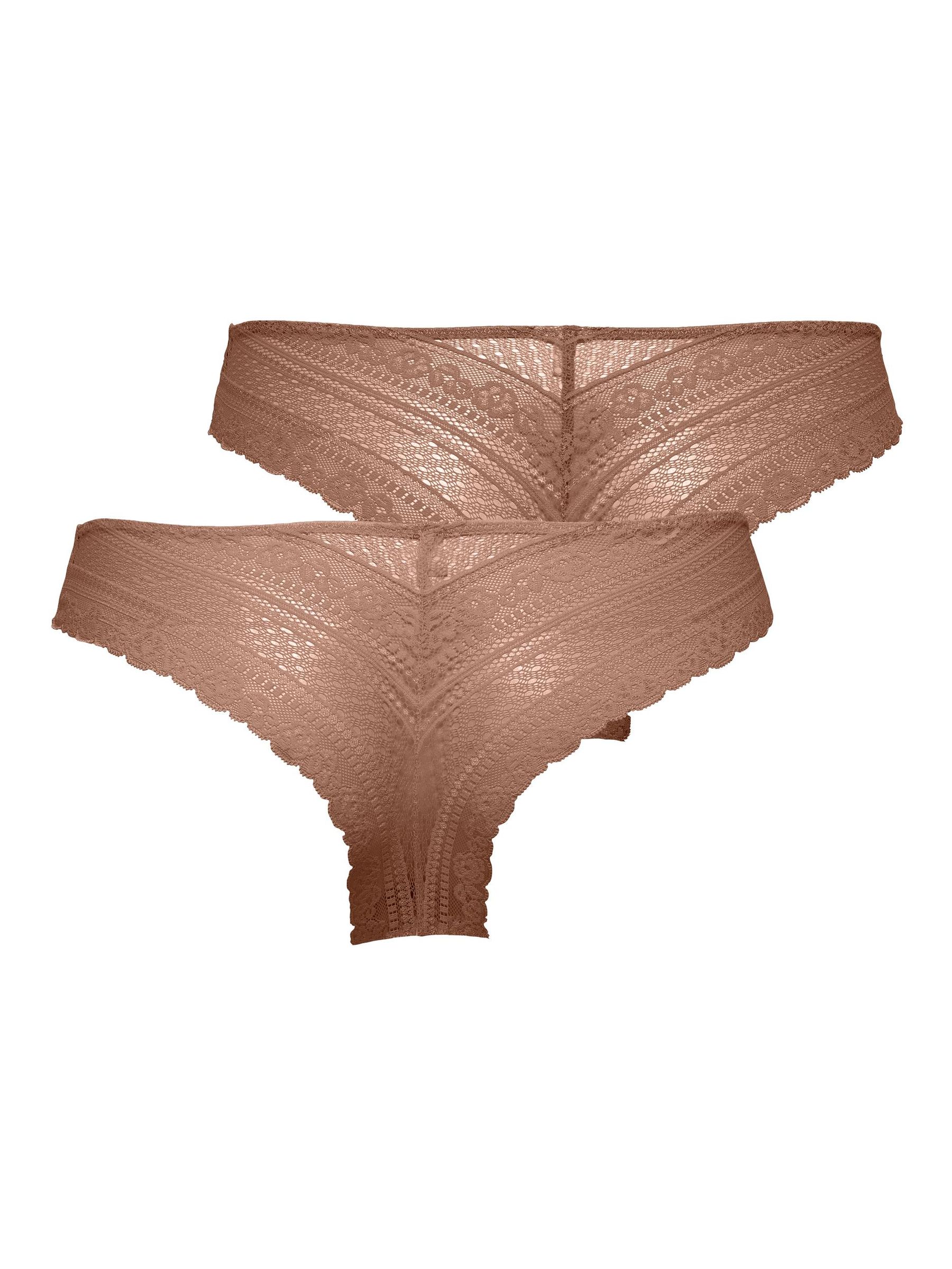 ONLY_Springsummer_4216569_15283830_2.jpg Spitzen Slips 2-er Pack String Unterhosen Brazilian Tanga ONLCAROLINE