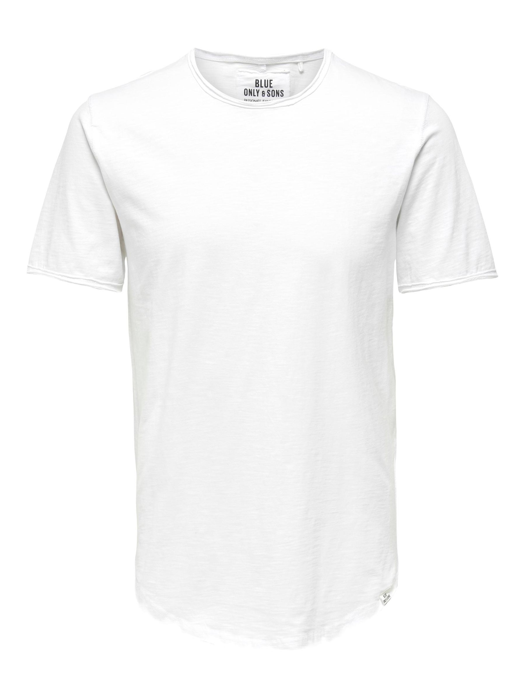 ONLY&SONS_Noos2023_3577876_22017822.jpg Rundhals T-Shirt Langes Kurzarm Shirt Basic aus Baumwolle ONSBENNE