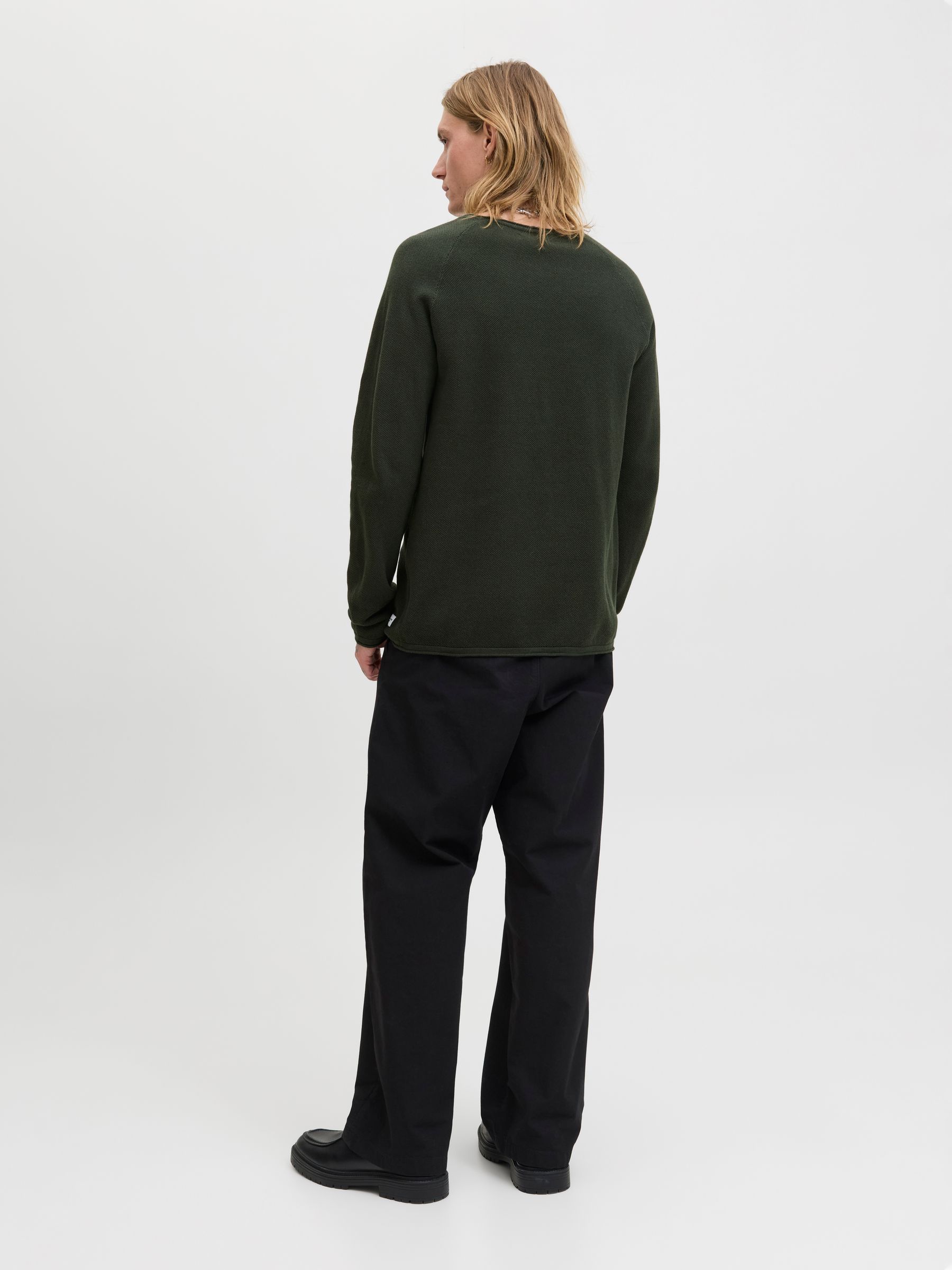 JACK&JONES_FallWinter2019_4771640_12157321_3.jpg Langarm Strickpullover Sweater Baumwolle Shirt JJEHILL