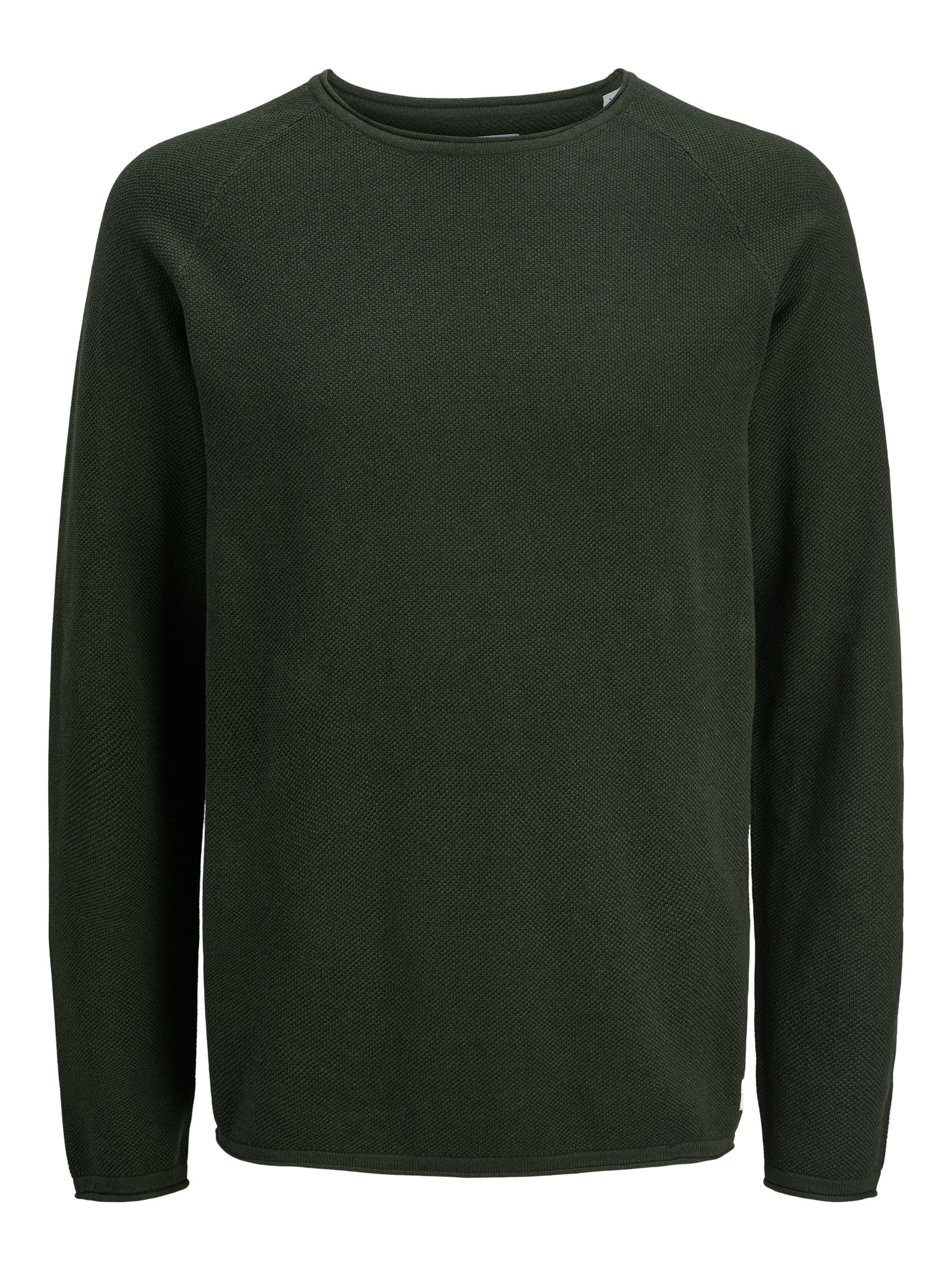 JACK&JONES_FallWinter2019_4771640_12157321.jpg Langarm Strickpullover Sweater Baumwolle Shirt JJEHILL