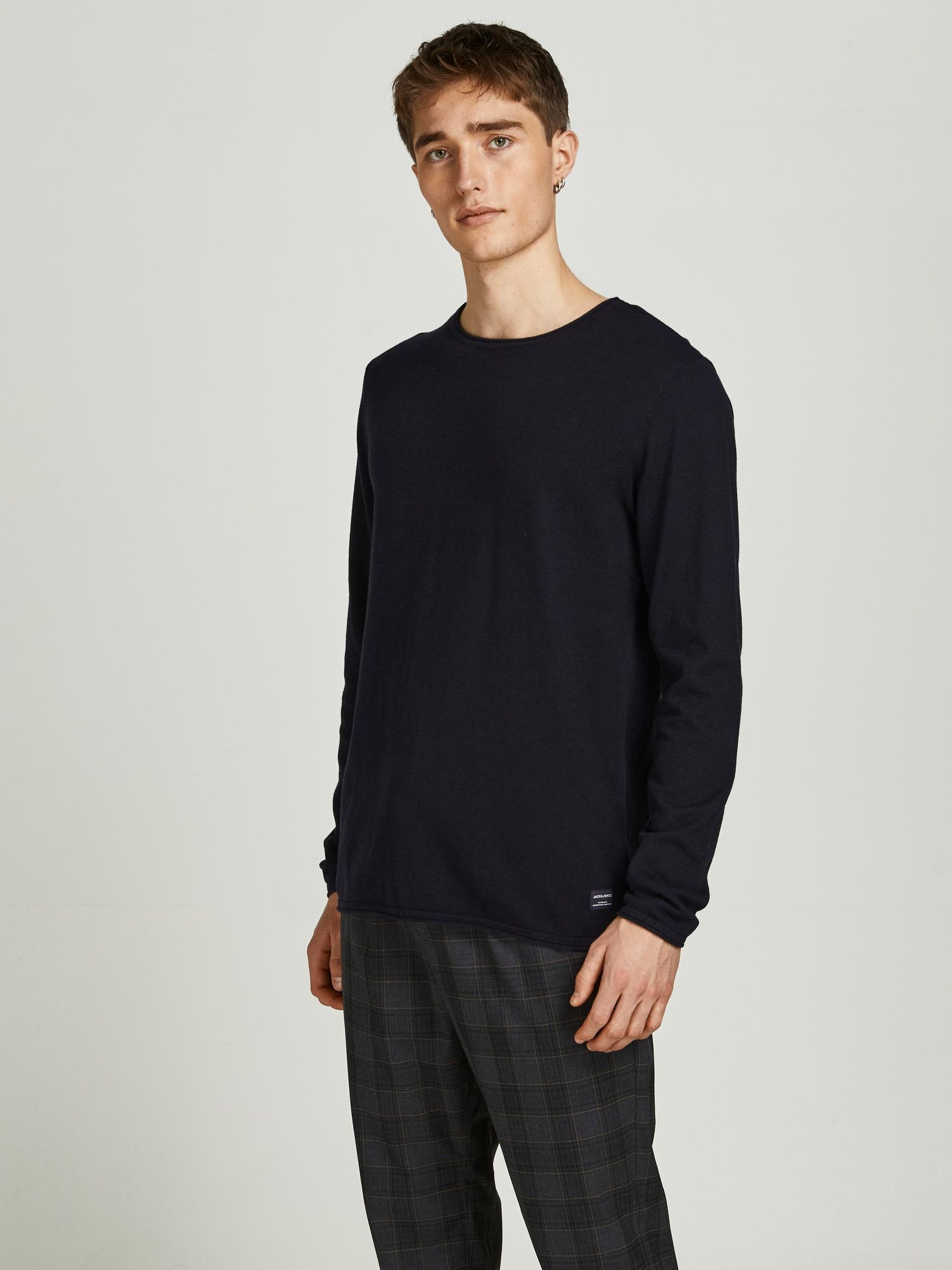 JACK&JONES_Noos2023_3099548_12157321_3.jpg Langarm Strickpullover Sweater Baumwolle Shirt JJEHILL