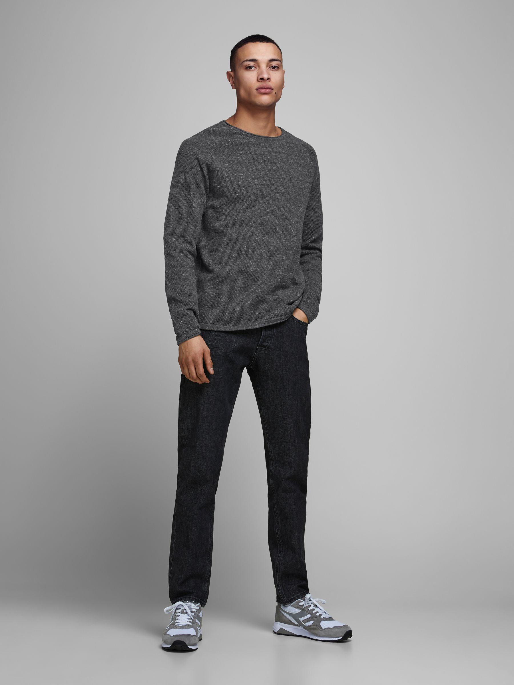 JACK&JONES_Noos2023_3099565_12157321_5.jpg Langarm Strickpullover Sweater Baumwolle Shirt JJEHILL