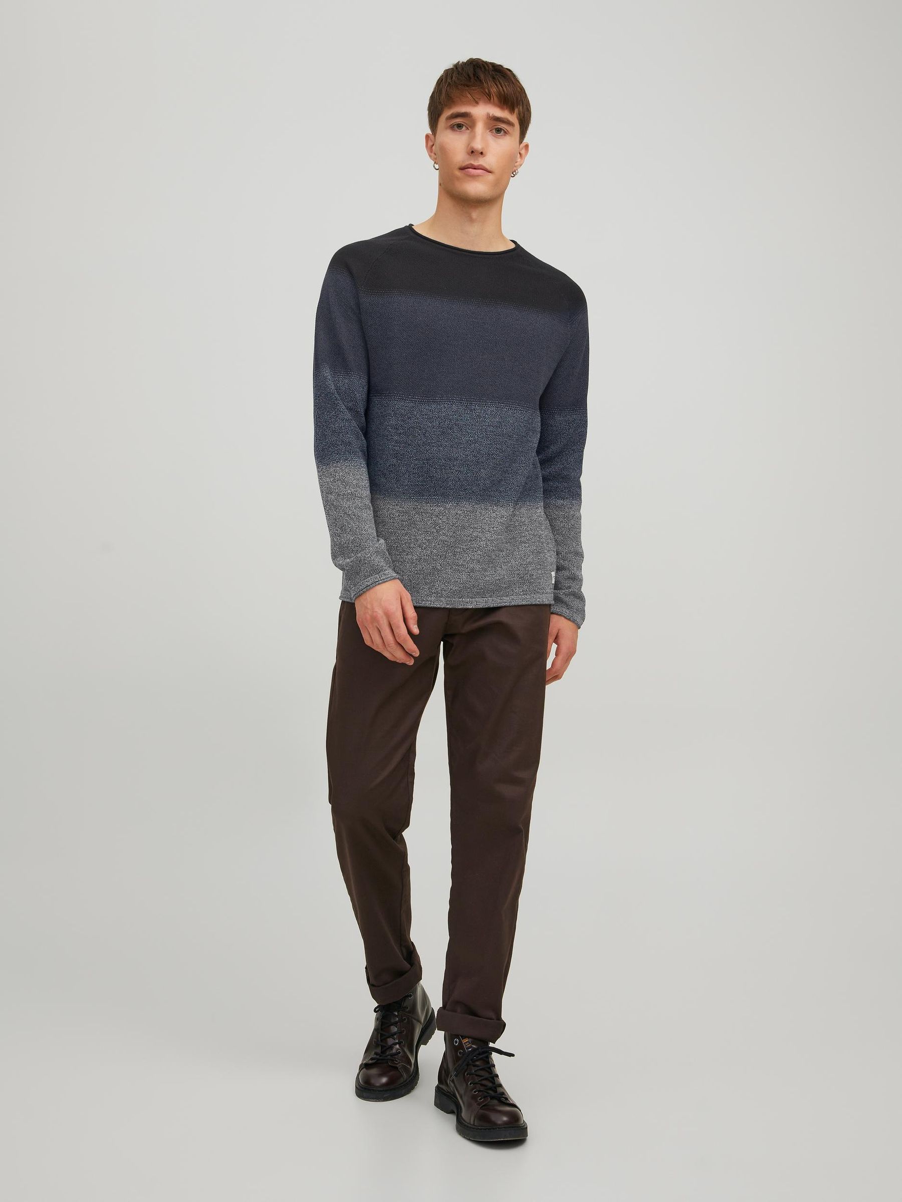 JACK&JONES_Noos2023_3967275_12157321_5.jpg Langarm Strickpullover Sweater Baumwolle Shirt JJEHILL