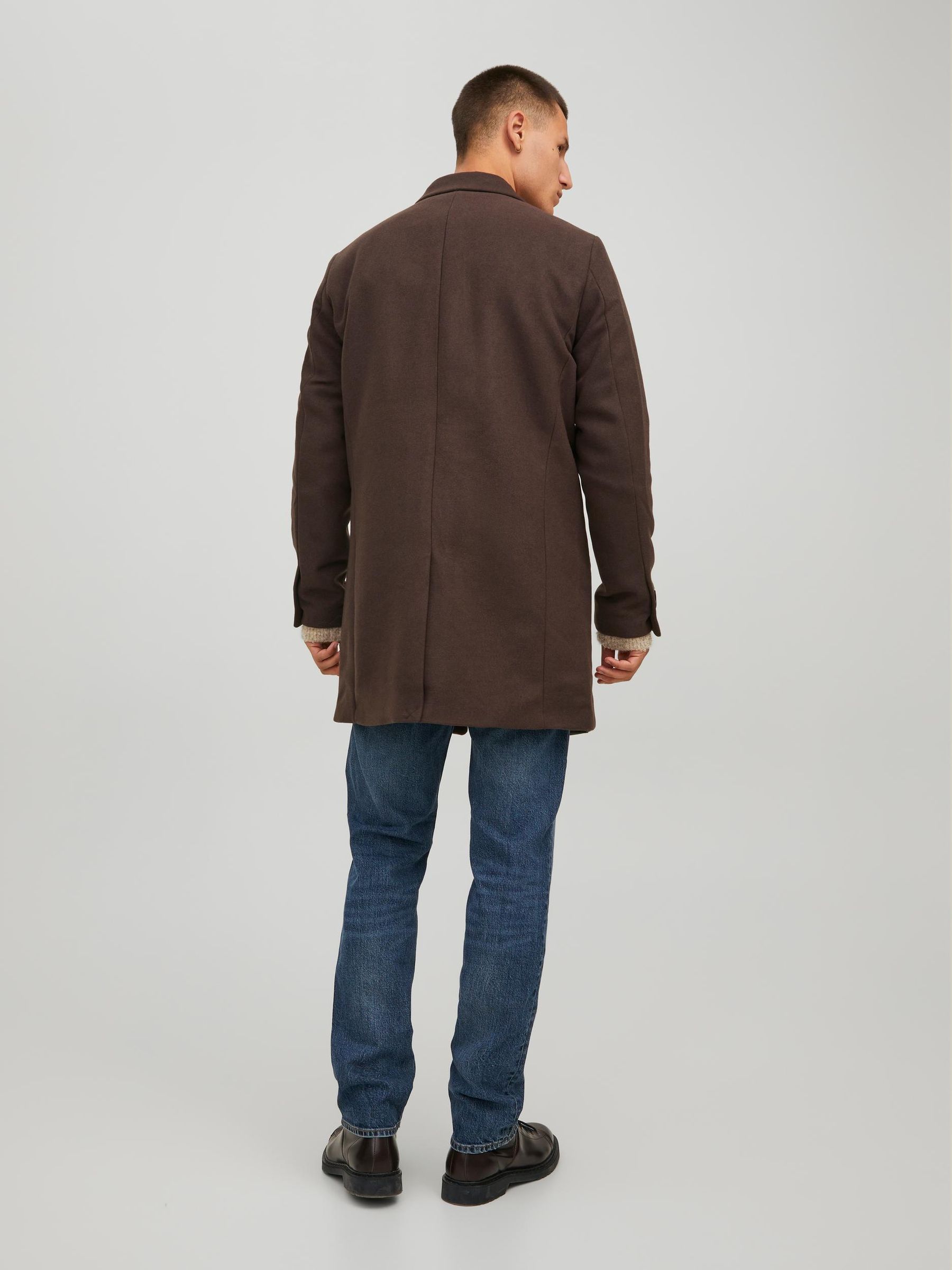 JACK&JONES_FallWinter2020_3910804_12171374_2.jpg Klassischer Woll Mantel Kurzer Coat Elegante Übergangjacke JJEMOULDER