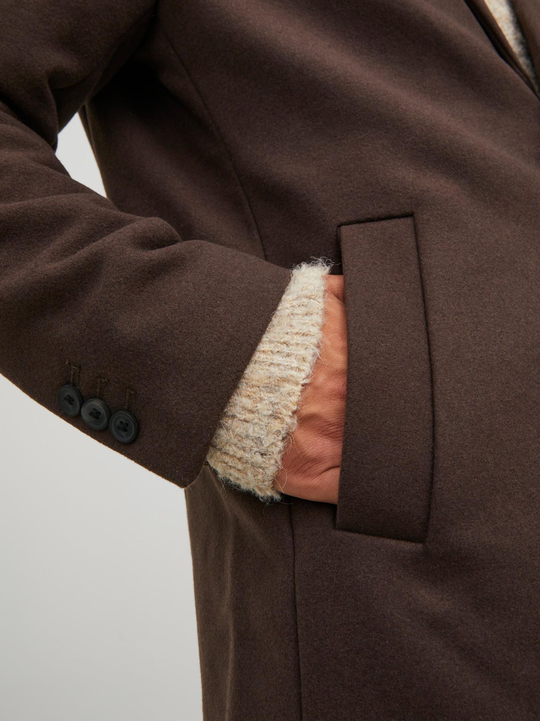 JACK&JONES_FallWinter2020_3910804_12171374_3.jpg Klassischer Woll Mantel Kurzer Coat Elegante Übergangjacke JJEMOULDER