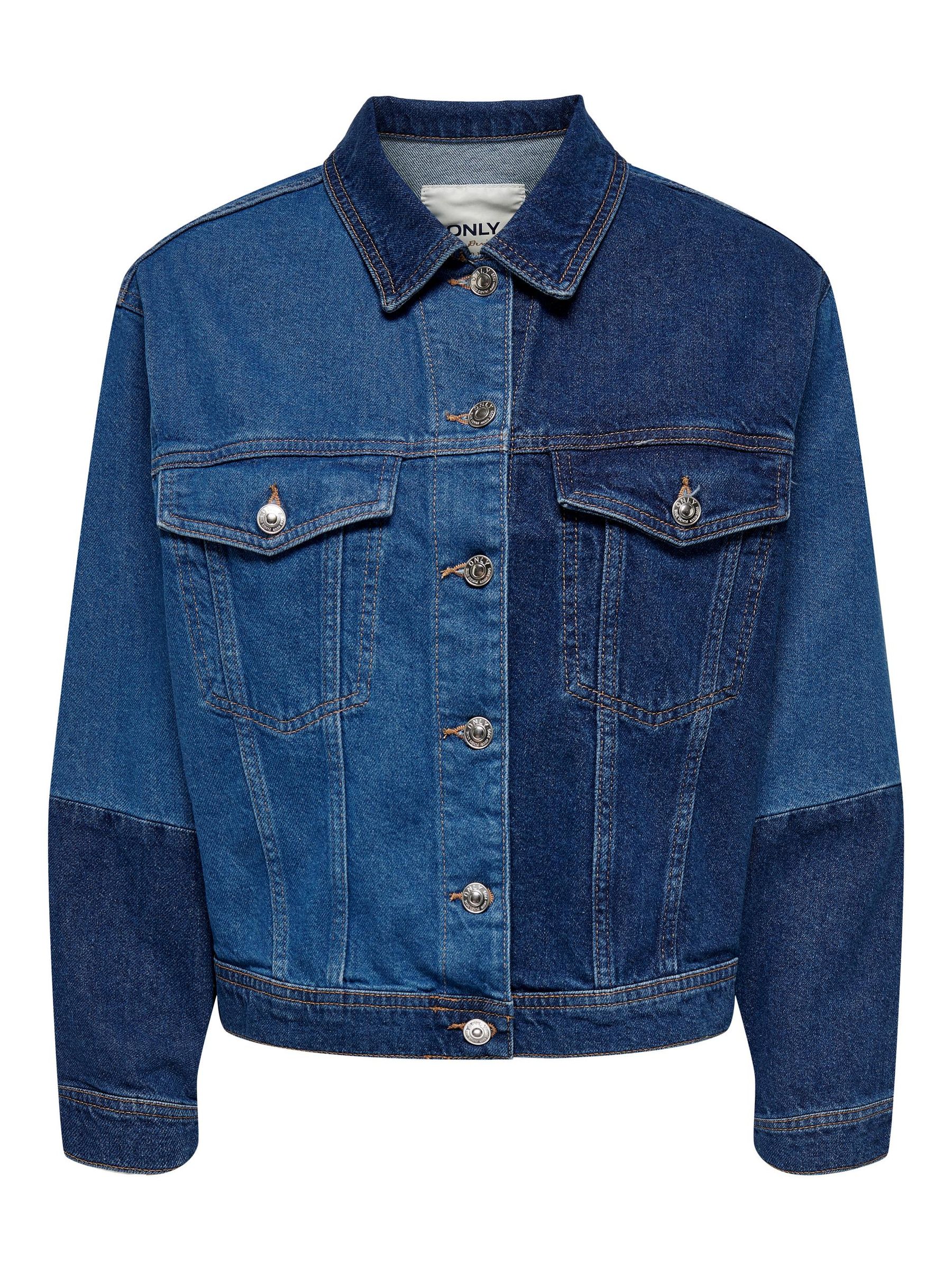 ONLY_Autumnwinter_3945559_15264369.jpg Colour Block Jeansjacke Stretch Denim Übergangs Jacket Vintage ONLKIM