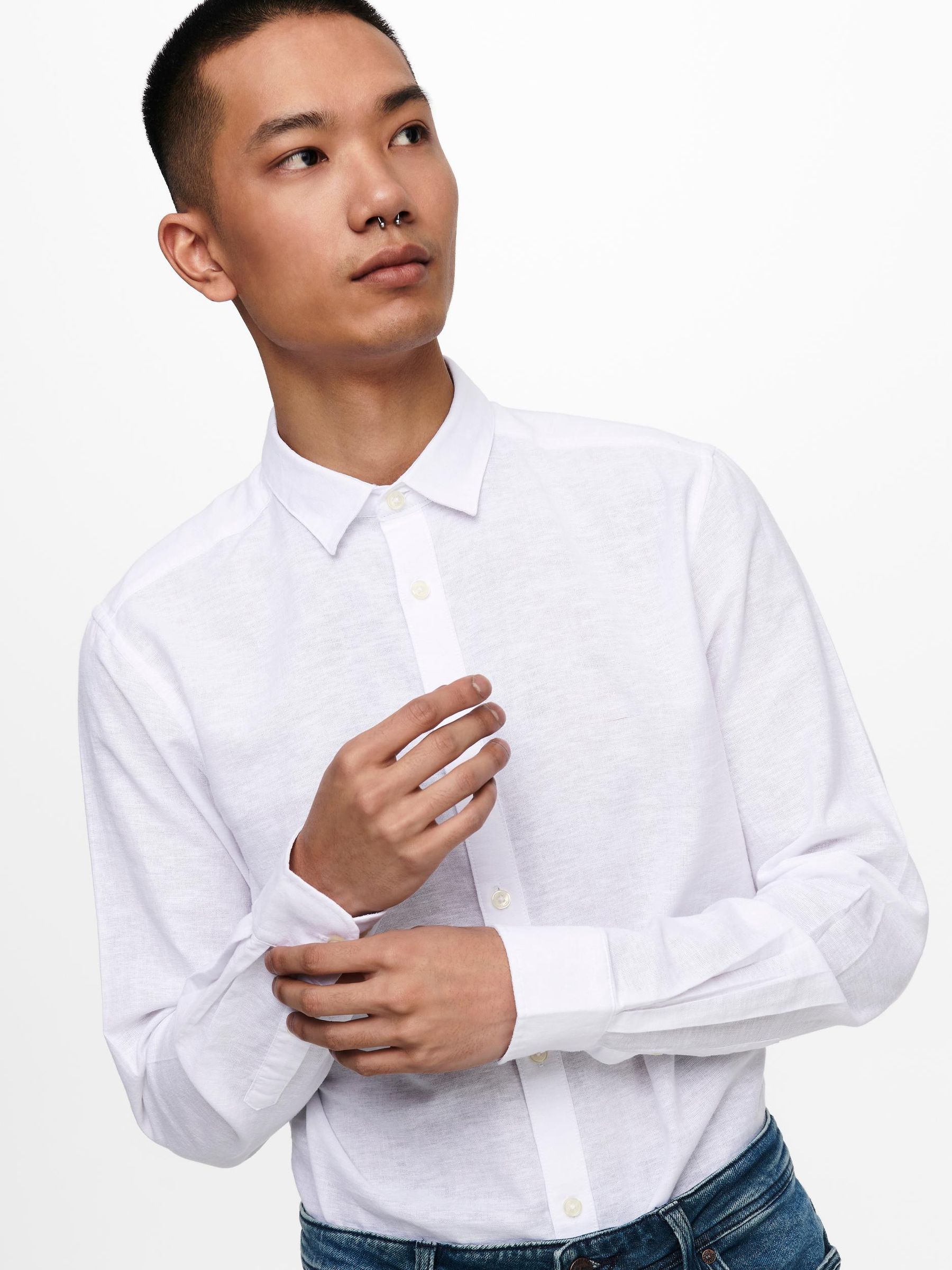 ONLY&SONS_SpringSummer2019_2955891_22012321_7.jpg Leichtes Langarm Hemd ONSCAIDEN