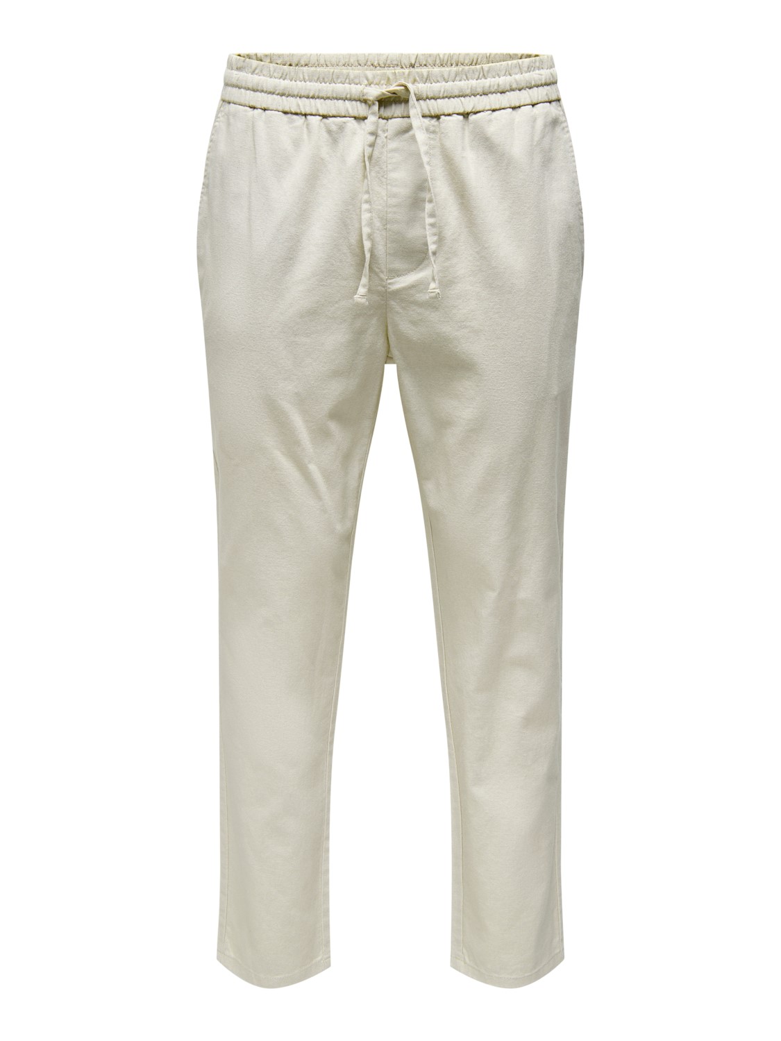 Only & Sons ONLY & SONS Leinen Stoffhose ONSLINUS – Beige, Bild 1