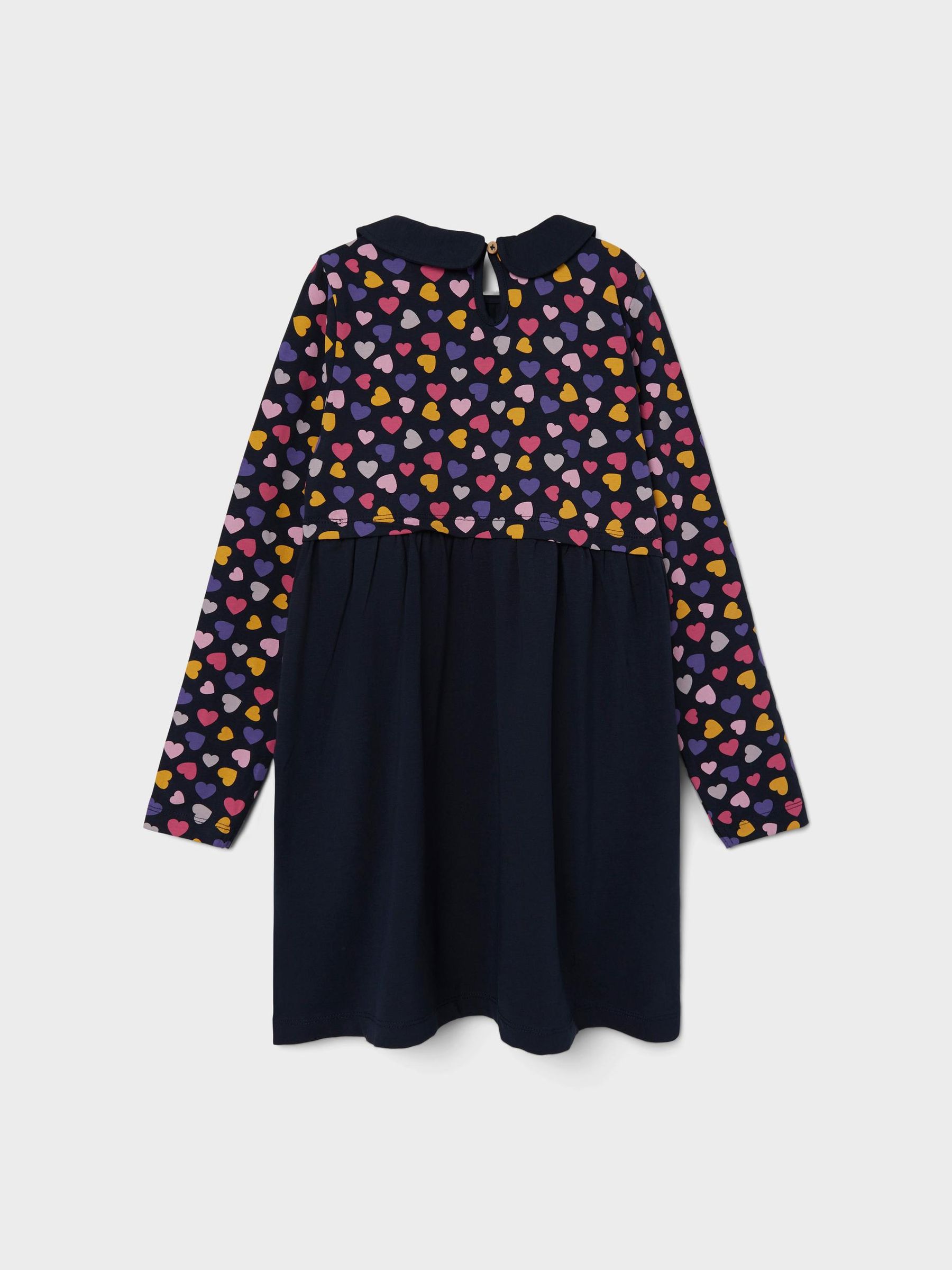 NAME-IT_Autumnwinter_4194464_13217322_4.jpg Kinder Print Kleid für Mädchen Freizeit Dress Langarm NKFODNIA