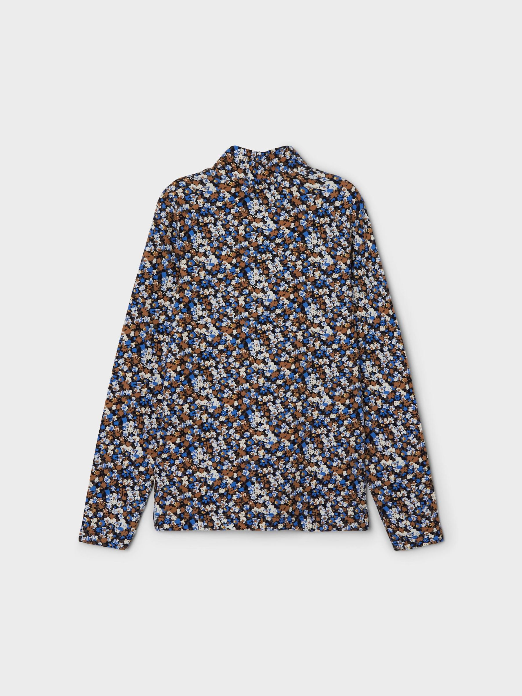 NAME-IT_Autumnwinter_4089626_13212344_2.jpg Dünnes Langarm Shirt High Neck Jersey Oberteil Blumen Print NKFOLIBER