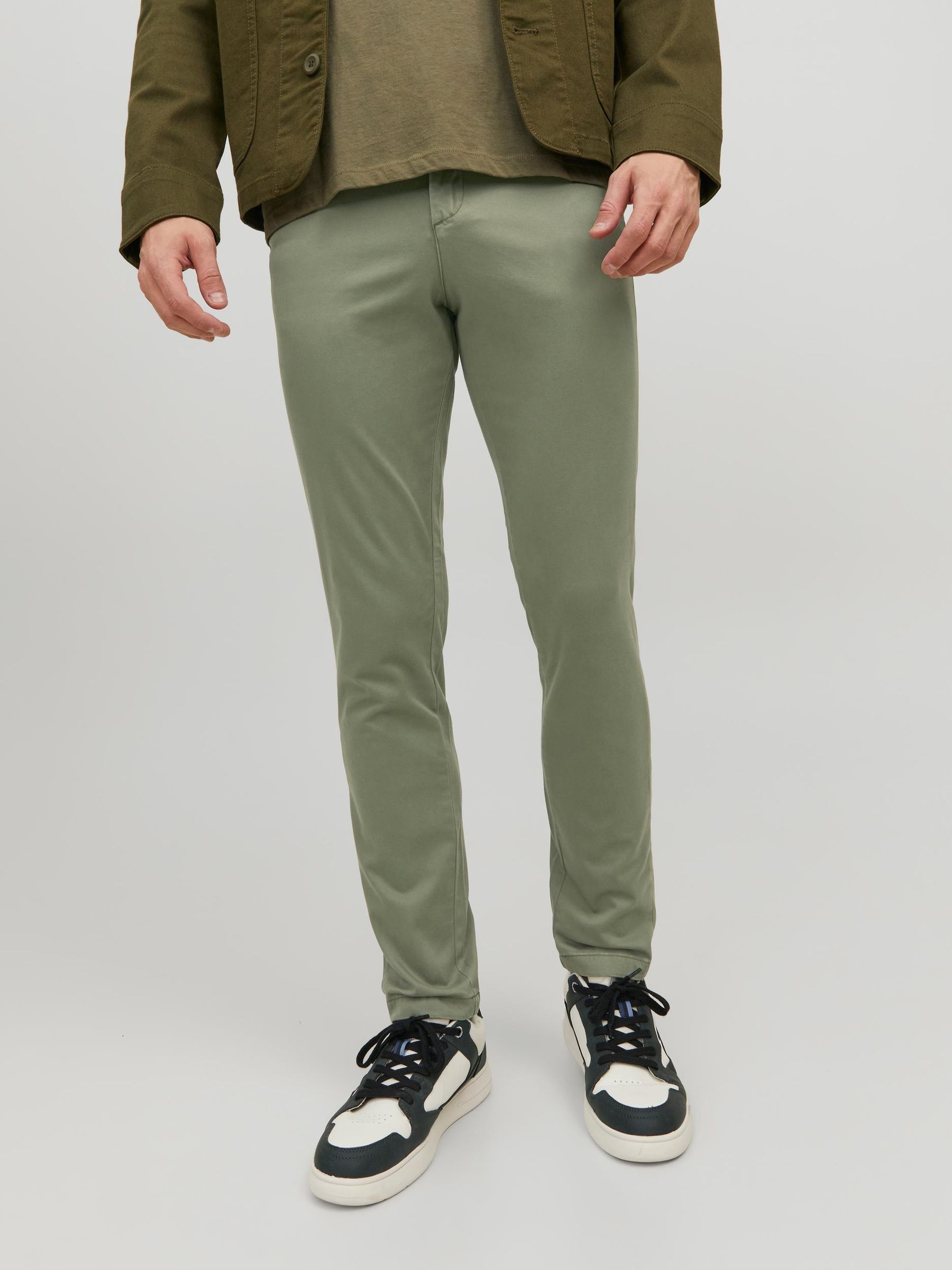 JACK&JONES_Noos2023_4081987_12150148_5.jpg Chino Hose Stretch Pants Konischer Schnitt Slim Fit JPSTMARCO JJBOWIE