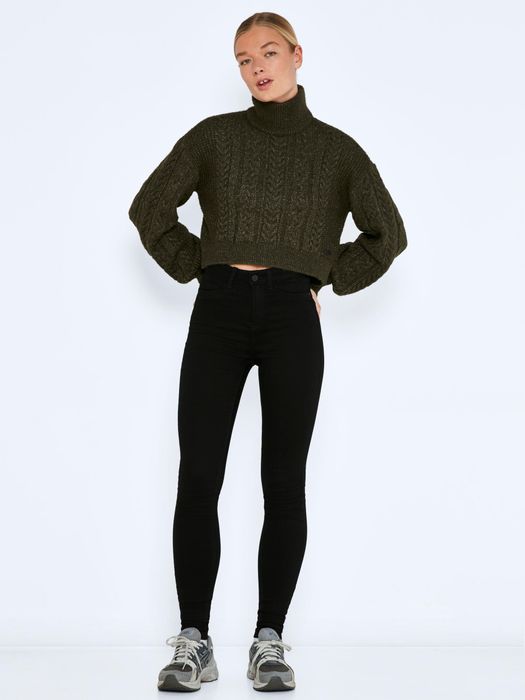 Noisy May NOISY MAY Skinny Fit Jeans NMCALLIE – Schwarz, Bild 3