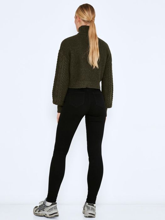 Noisy May NOISY MAY Skinny Fit Jeans NMCALLIE – Schwarz, Bild 4