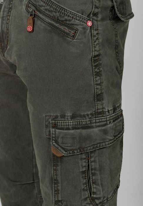 Timezone Timezone Cargo Denim Hose Regular BenTZ – Grün, Bild 4
