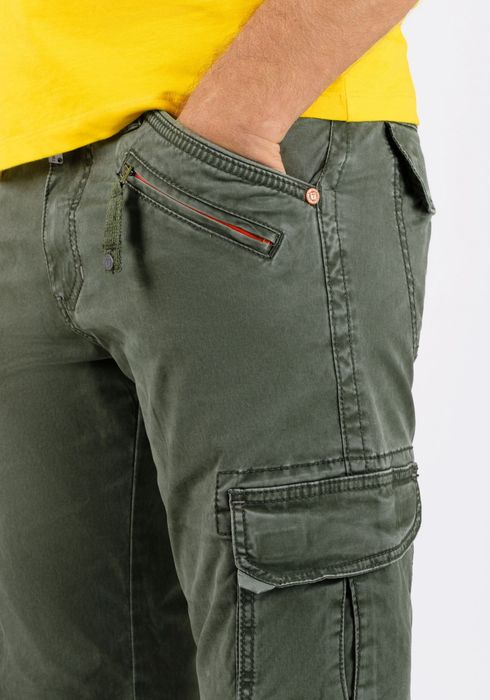 Timezone Timezone Cargo Denim Hose Regular BenTZ – Olive, Bild 5