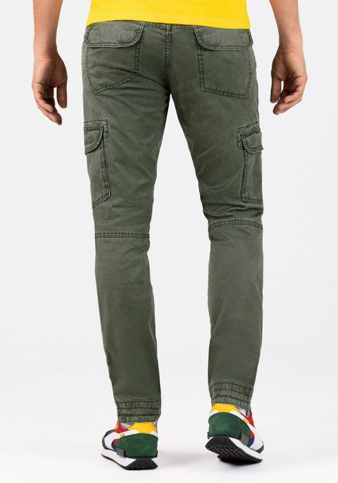 Timezone Timezone Cargo Denim Hose Regular BenTZ – Olive, Bild 3