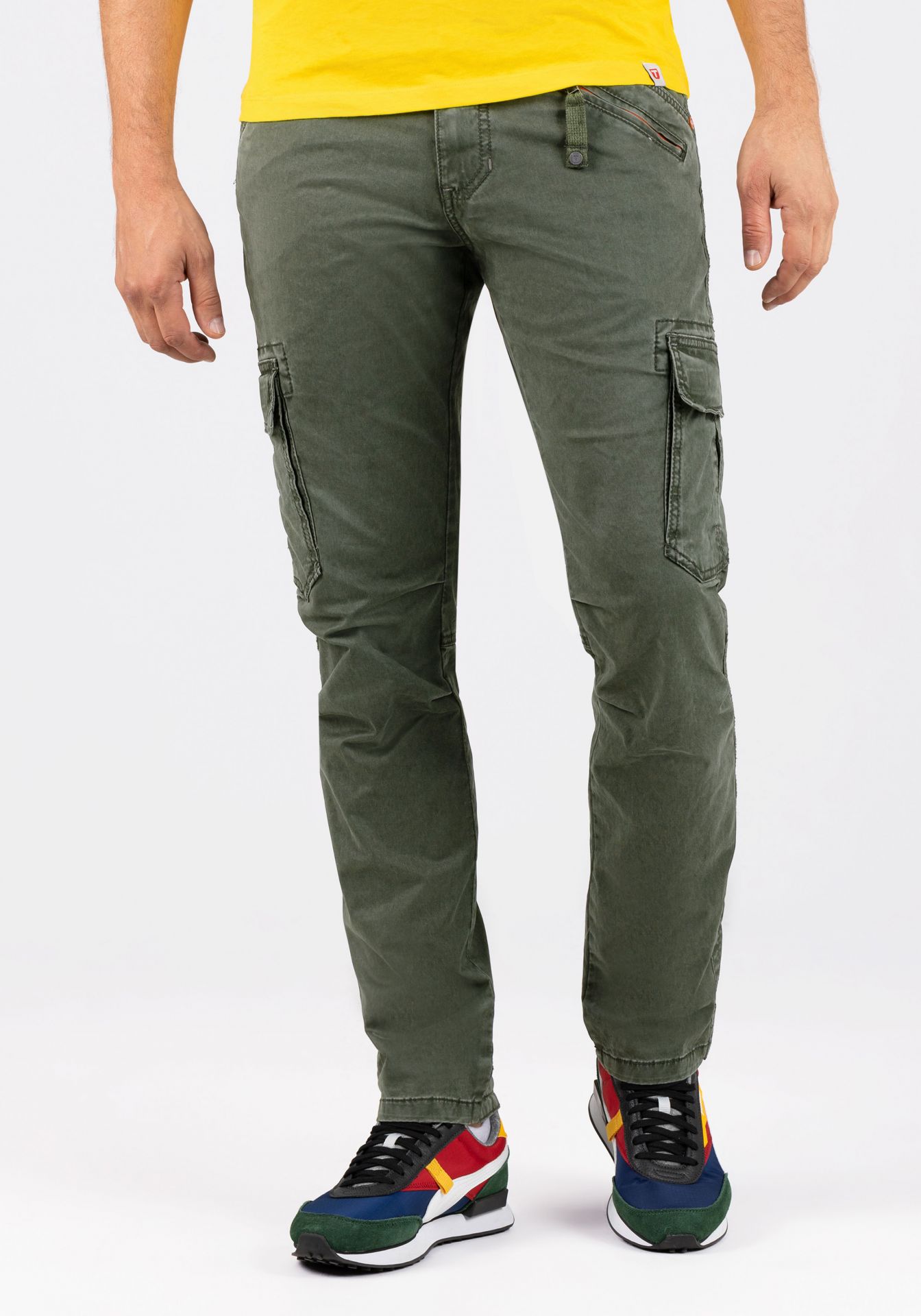 Timezone Timezone Cargo Denim Hose Regular BenTZ – Olive, Bild 2