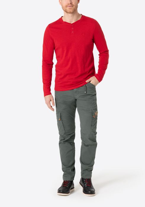 Timezone Timezone Hose Regular Fit mittlere Bundhöhe Slim Legs – Grau, Bild 3