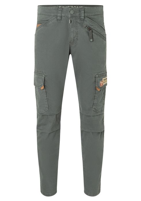 Timezone Timezone Hose Regular Fit mittlere Bundhöhe Slim Legs – Grau, Bild 7