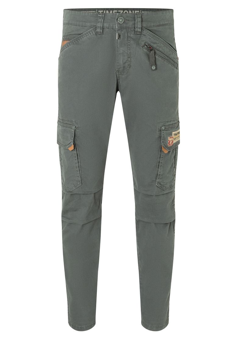 Timezone Timezone Hose Regular Fit mittlere Bundhöhe Slim Legs – Grau, Bild 1