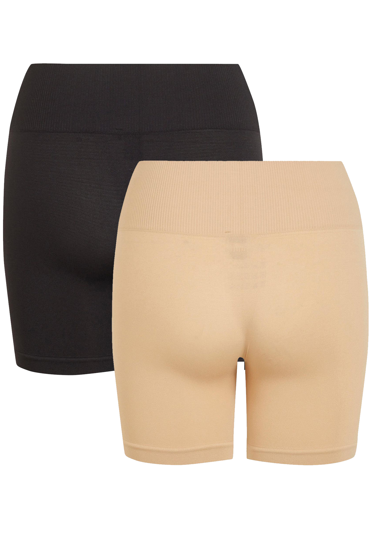 Vila VILA Shorts Leggins 2-er Pack VISEAM – Schwarz-Beige, Bild 2