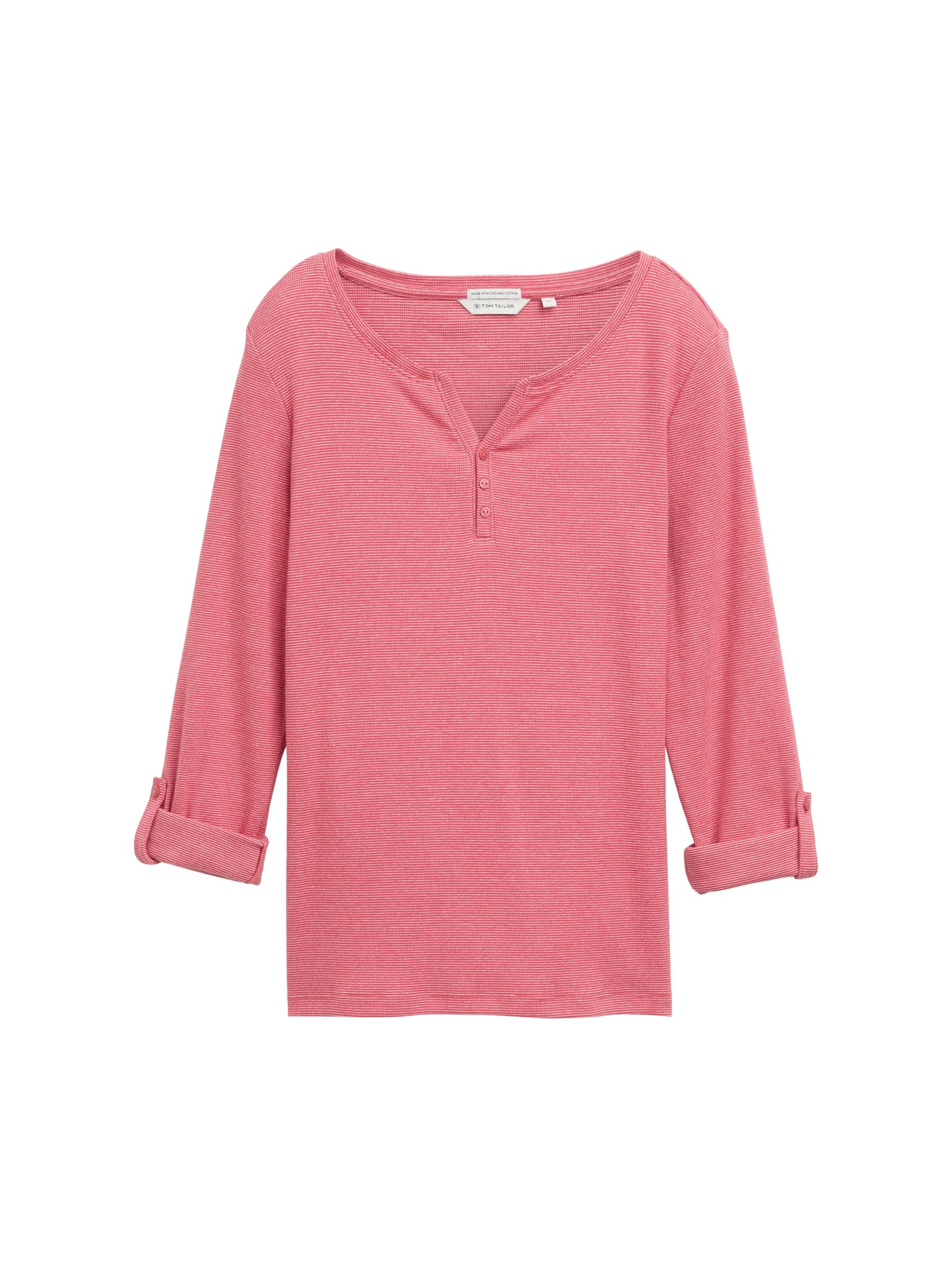 Tom-Tailor_202506_37445_1024036.jpg Gestreiftes Langarm Shirt mit Henley