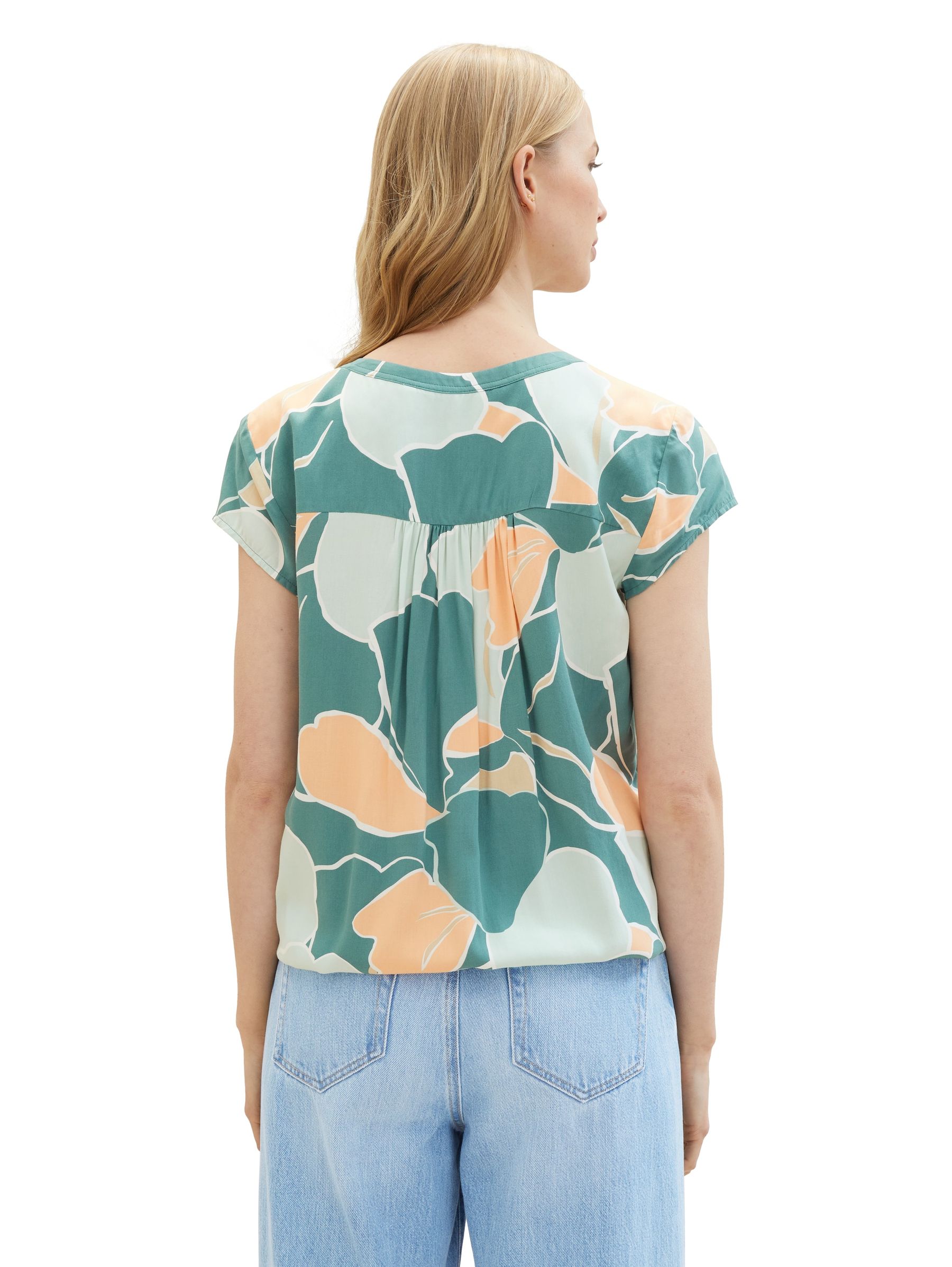 Tom-Tailor_202406_34845_1035245_4.jpg Gemusterte Kurzarm Bluse