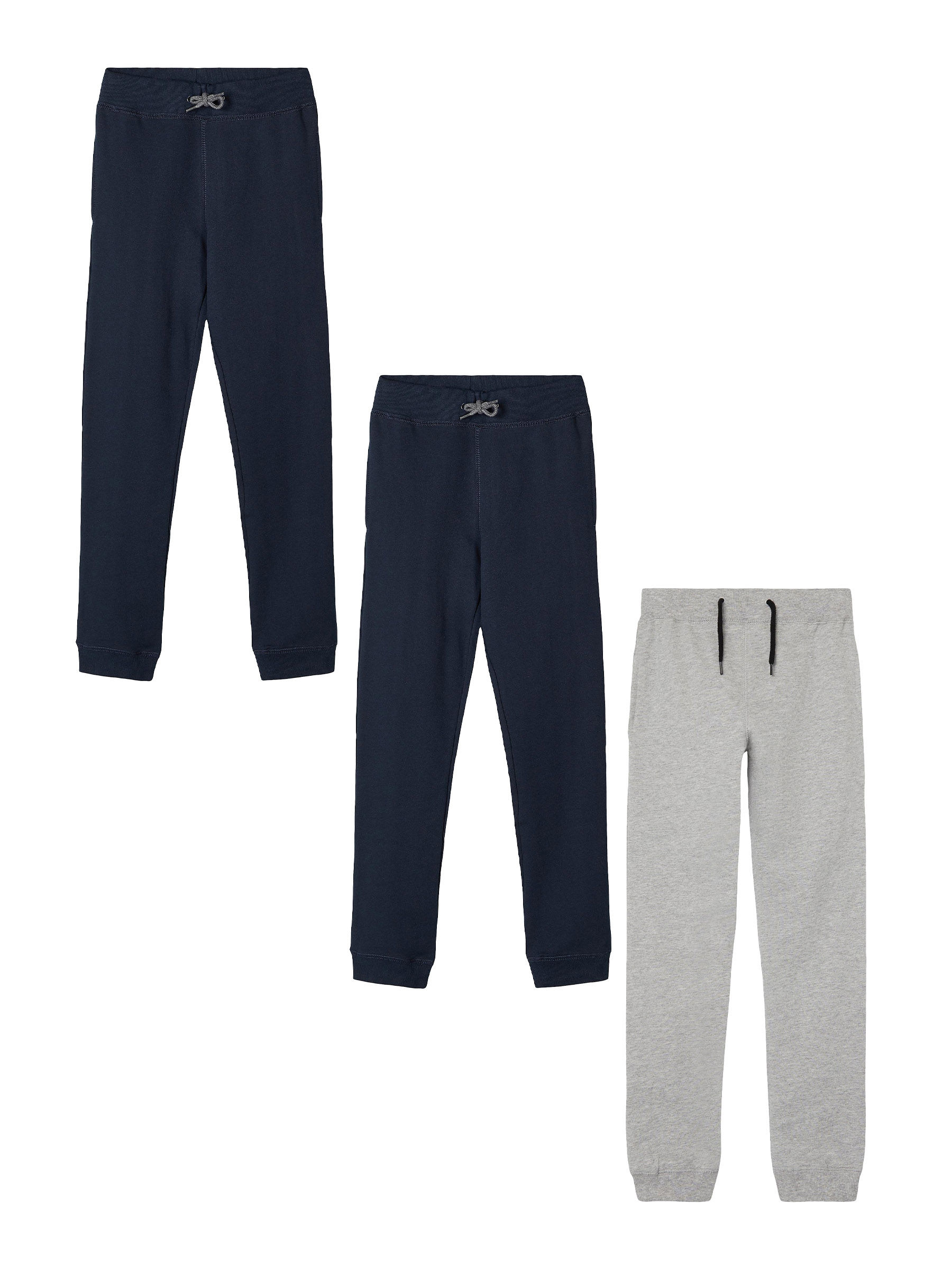 Name It NAME IT Jogginghose 3-er Stück Set – Blau-Grau, Bild 1