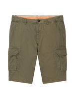 TOM TAILOR Cargo Shorts Kurze Chino Hose All Over Print Bermuda Twill Pants