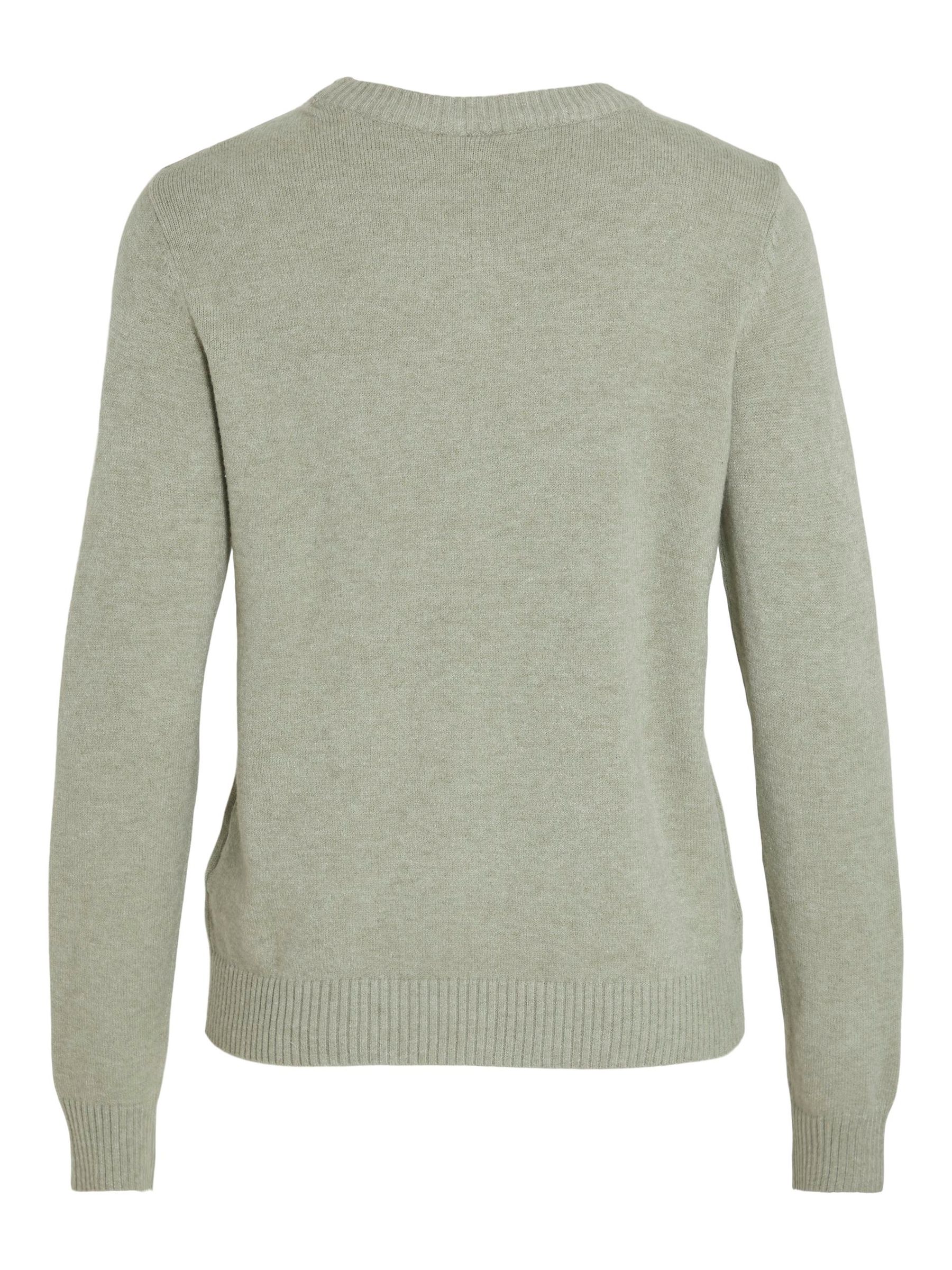 VILA_NOOS2024_4482753_14054177_2.jpg Dünner Rundhals Strickpullover VIRIL