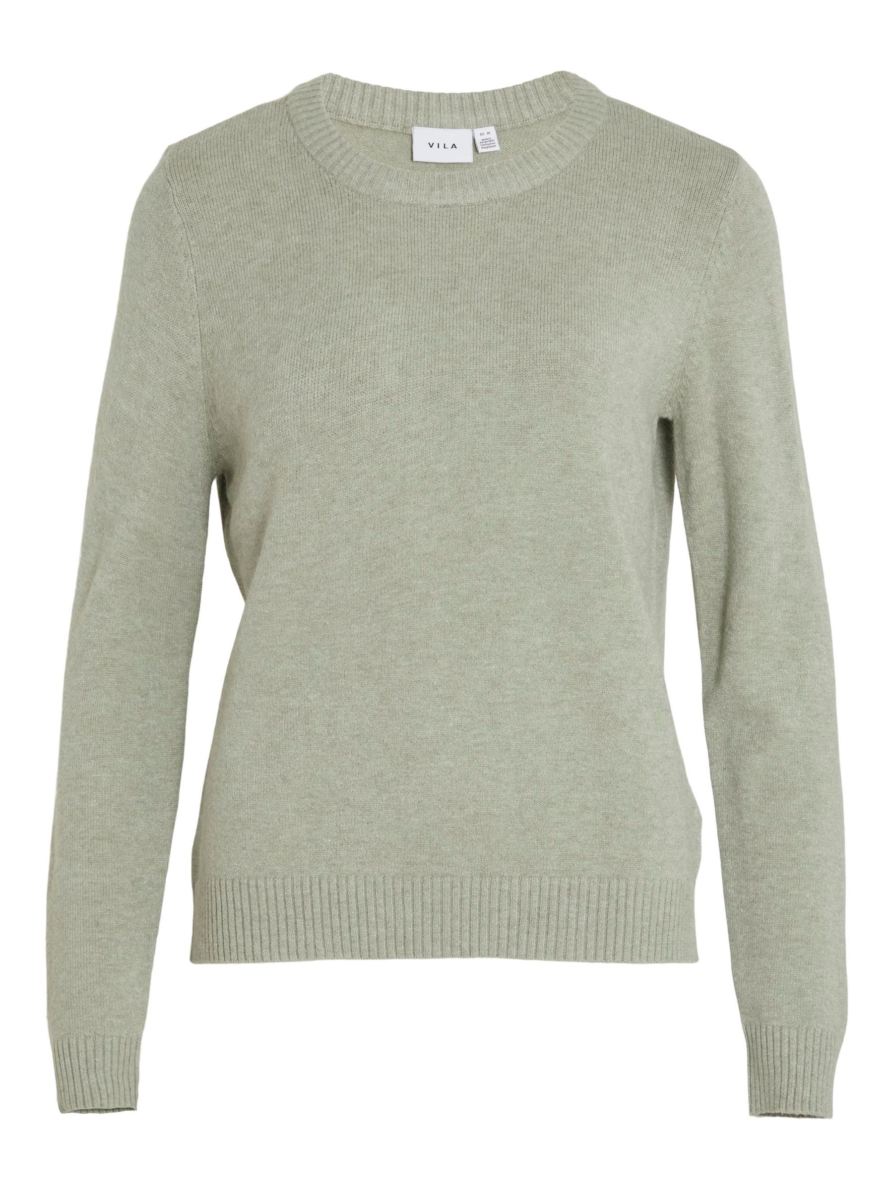 VILA_NOOS2024_4482753_14054177.jpg Dünner Rundhals Strickpullover VIRIL