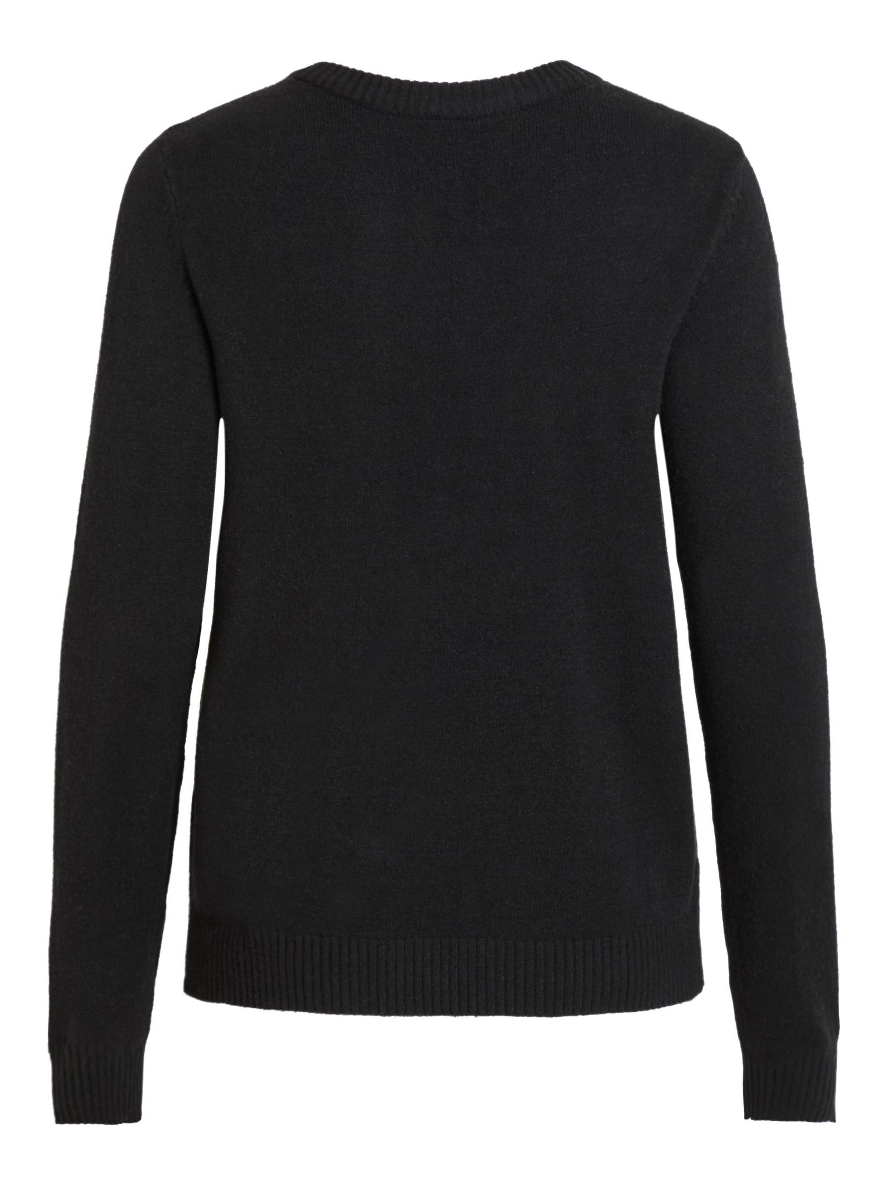 VILA_Noos2023_3165193_14054177_2.jpg Dünner Rundhals Strickpullover VIRIL