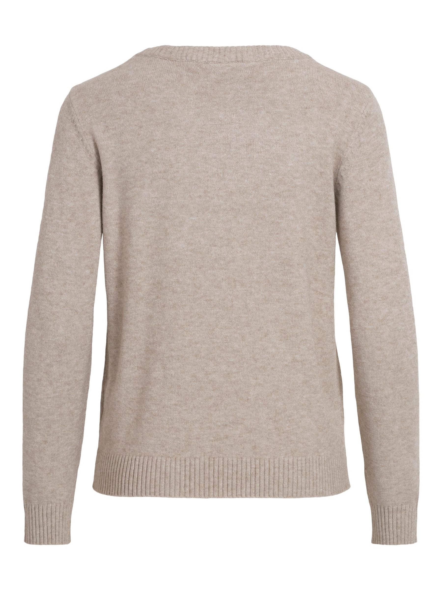 VILA_Noos2023_3167336_14054177_2.jpg Dünner Rundhals Strickpullover VIRIL