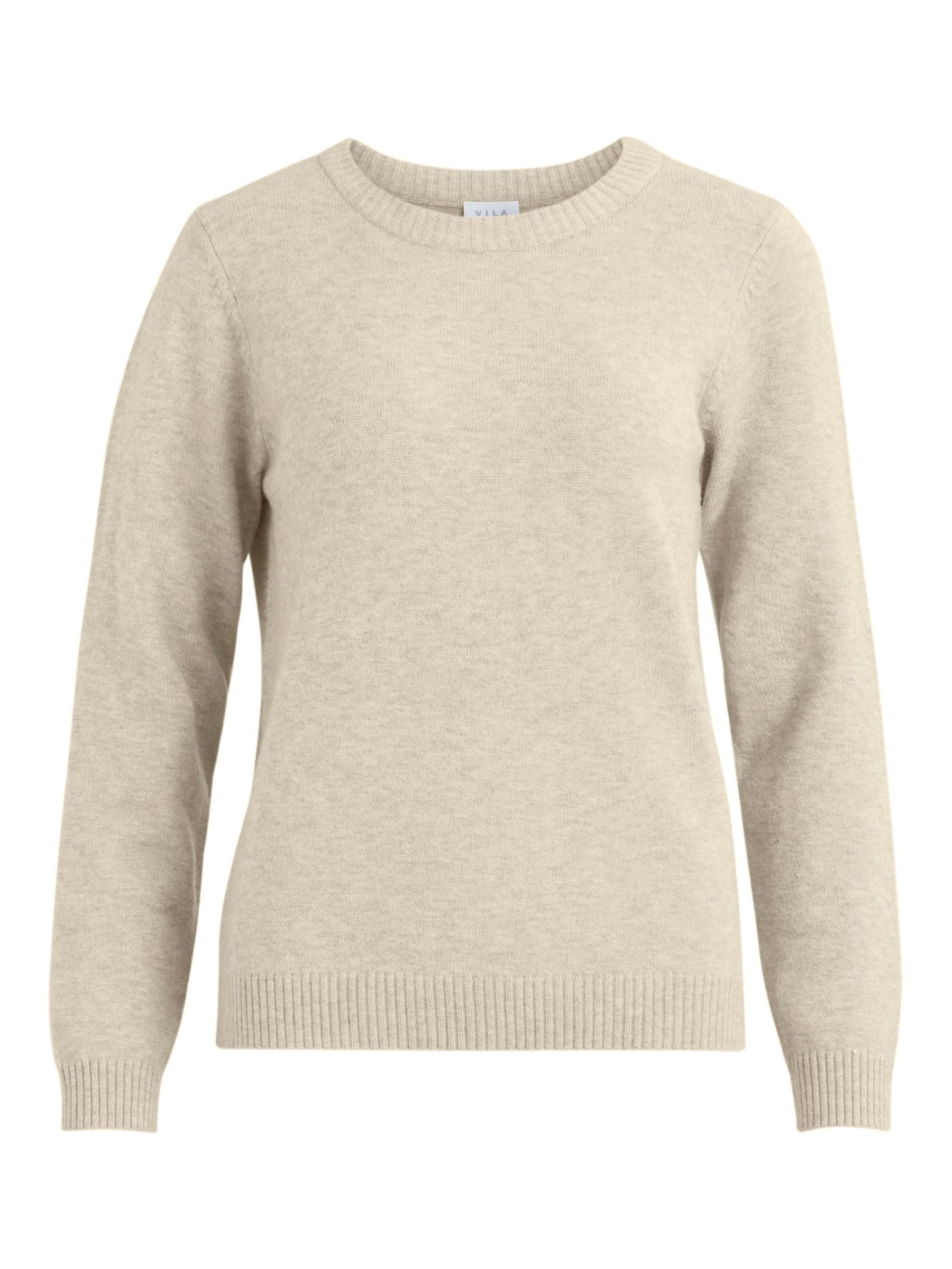 VILA_Noos2023_3167336_14054177.jpg Dünner Rundhals Strickpullover VIRIL